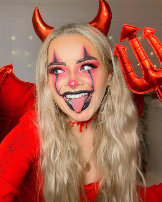 Maquiagem diabinha TikTok