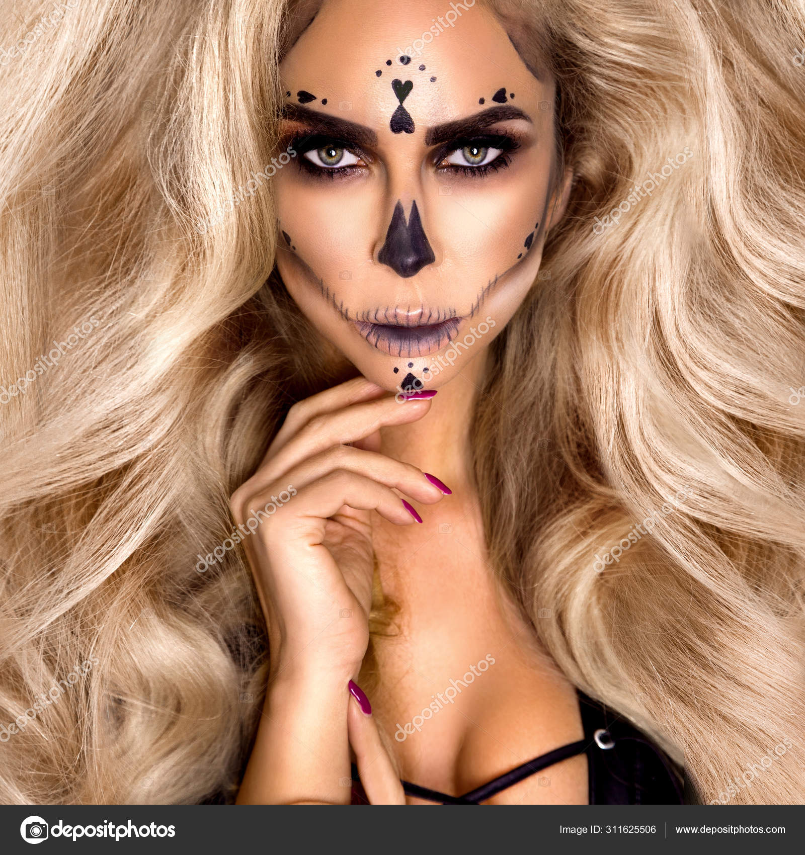 maquiagem de halloween bonita de palhaça