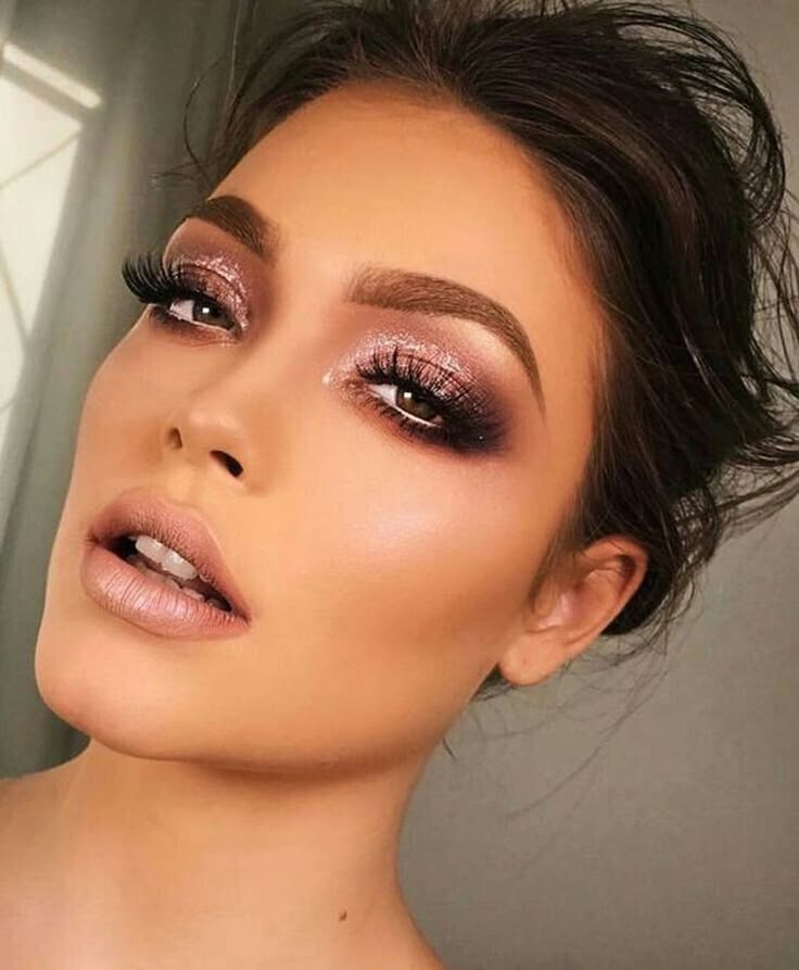 maquiagem madrinha casamento soft glam dia