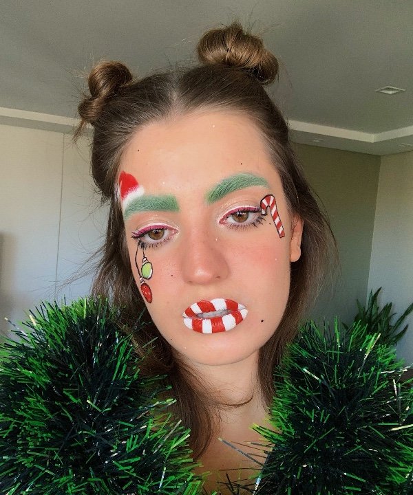 Maquiagem clássica de Natal