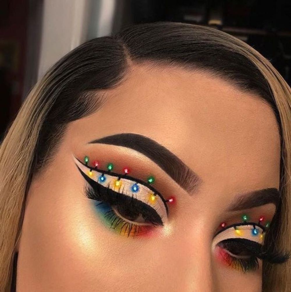 Maquiagem glow para o Natal