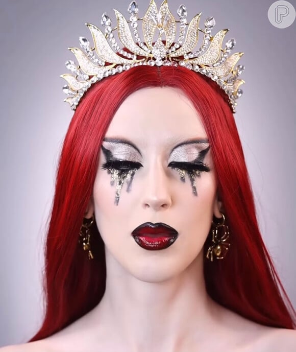 maquiagem de vampira relouin