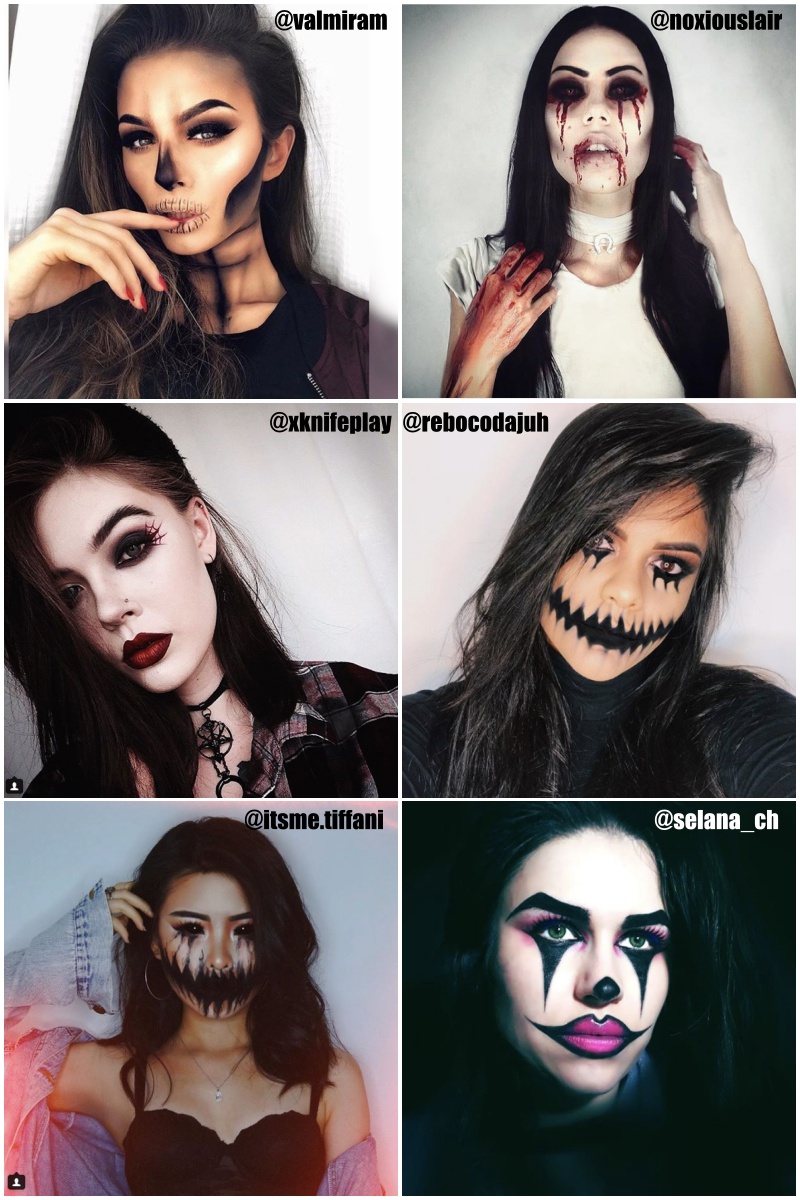 maquiagem caveira halloween fácil