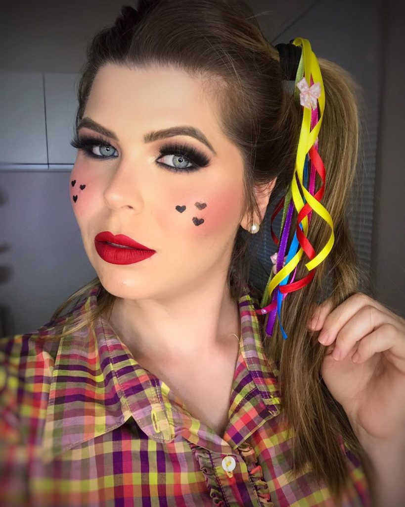 maquiagem festa junina rápida