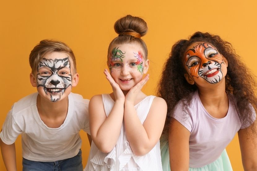 maquiagem halloween infantil menino