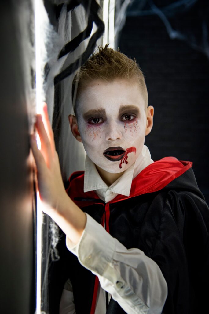 ideias maquiagem halloween infantil menino fácil