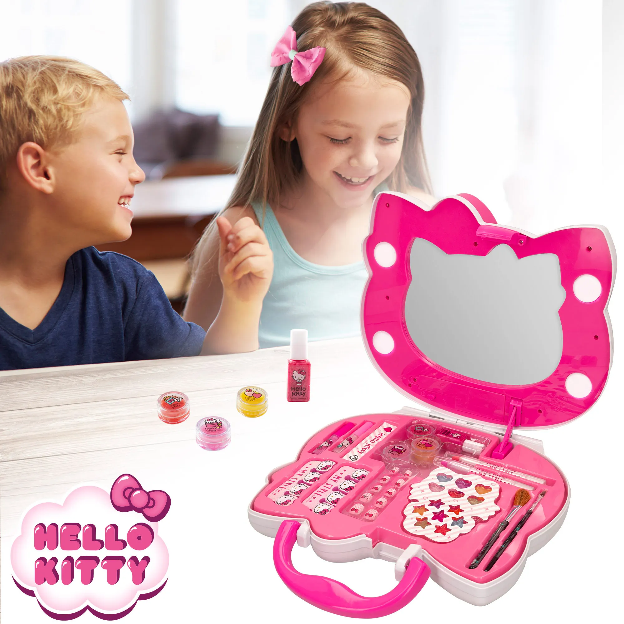 maquiagem artística Hello Kitty