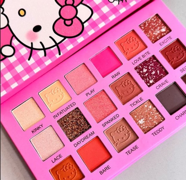 maquiagem moderna Hello Kitty