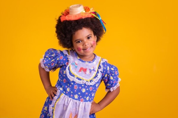maquiagem junina infantil