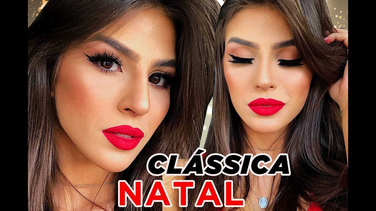 maquiagem natalina