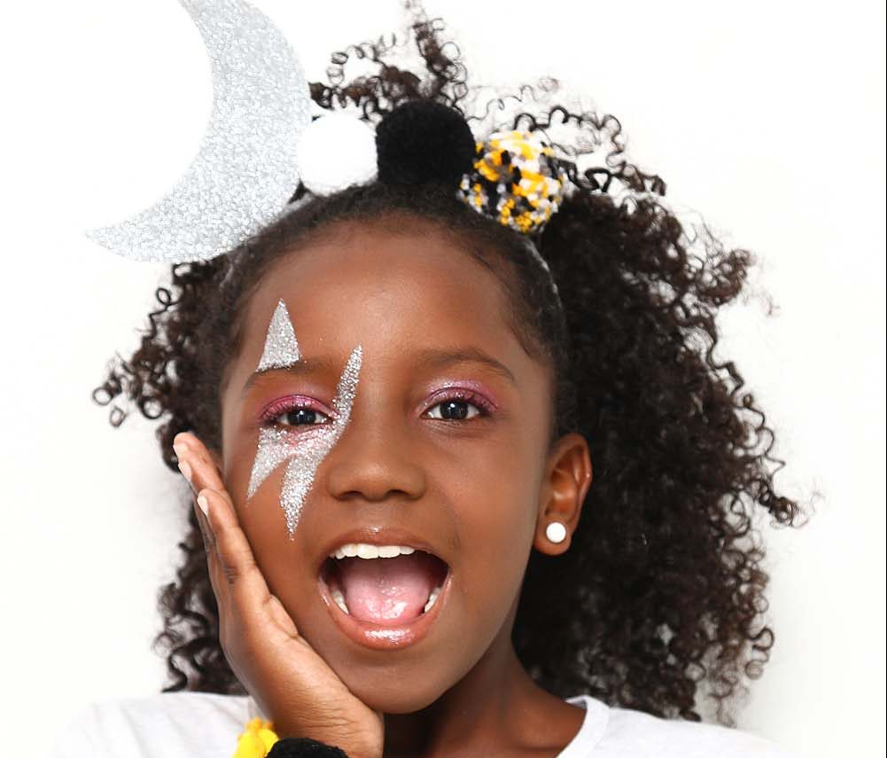 maquiagem carnaval infantil sereia