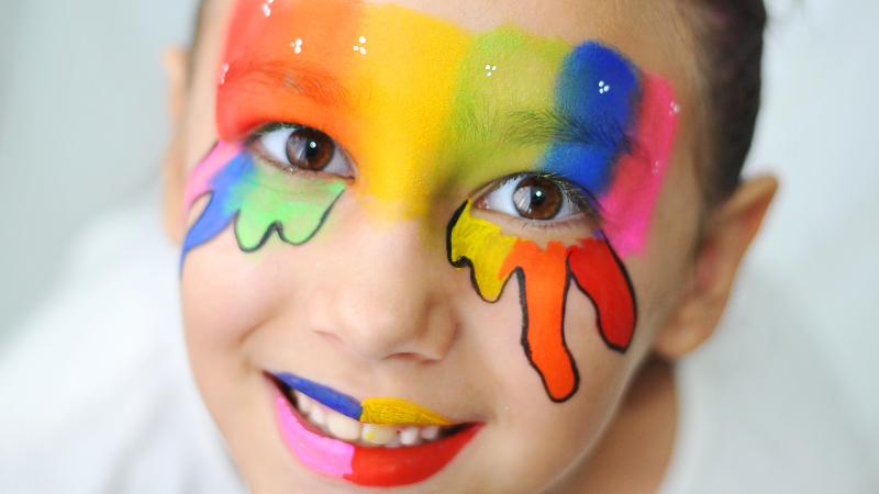 maquiagem carnaval infantil gatinha