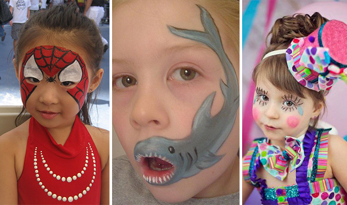 maquiagem carnaval infantil palhacinha