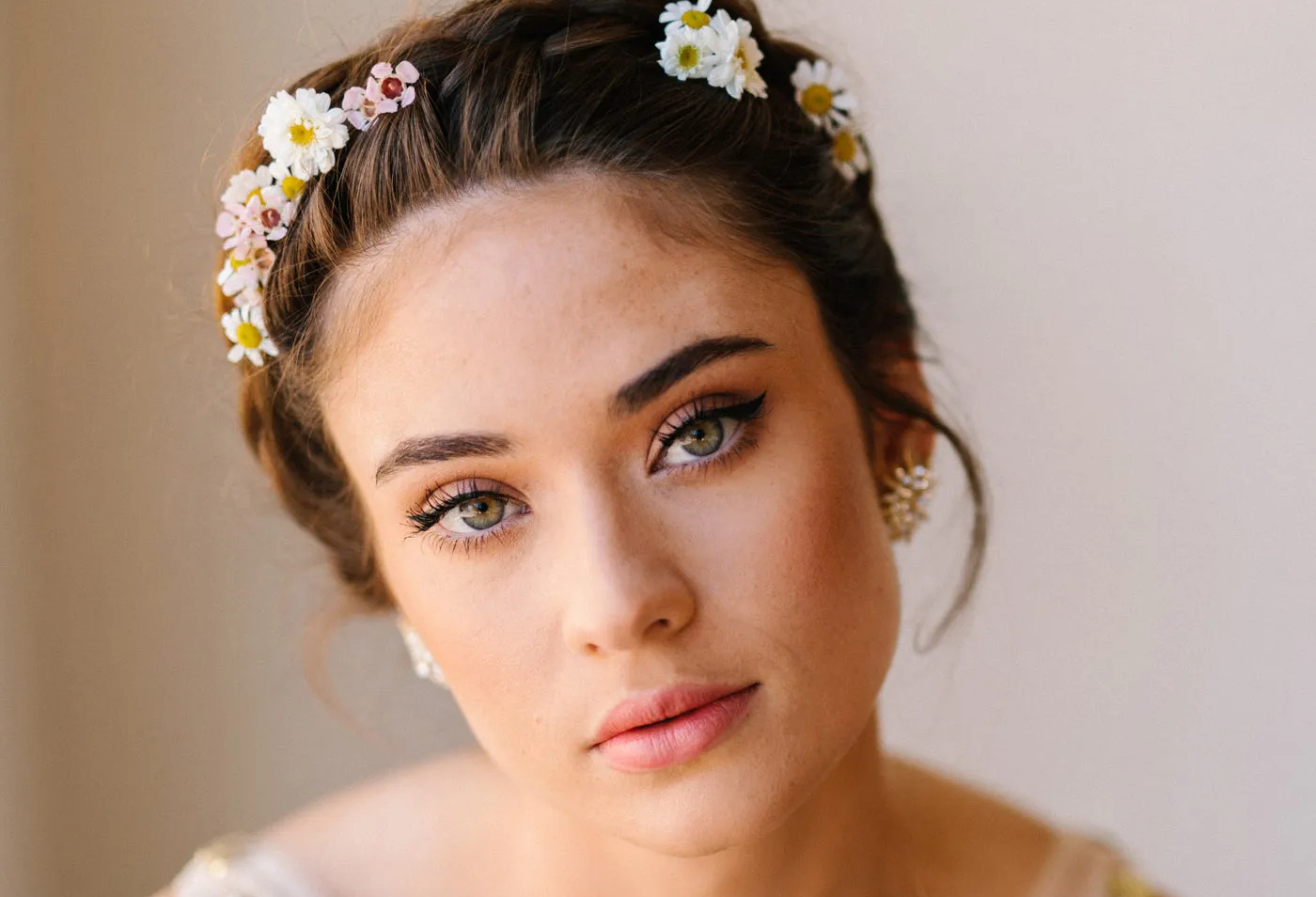 inspiração maquiagem casamento dia tons pastéis