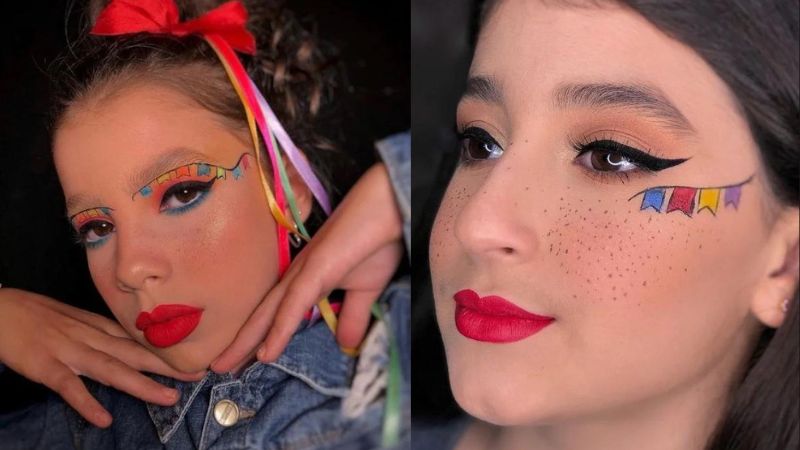 ideias de maquiagem infantil para festa