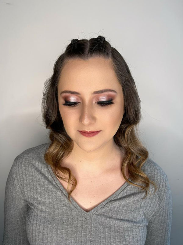 maquiagem glamurosa