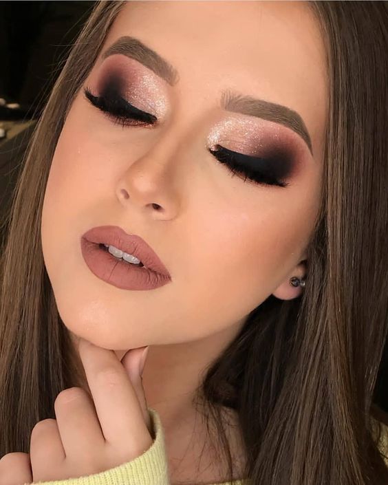 maquiagem para formatura a noite