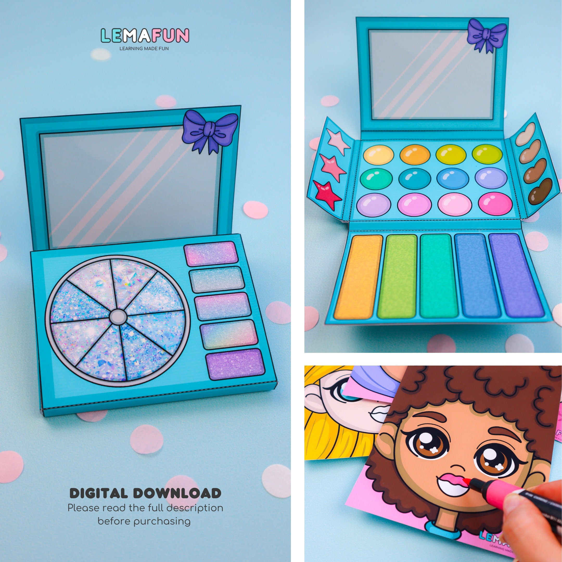 face chart digital vs impresso qual melhor