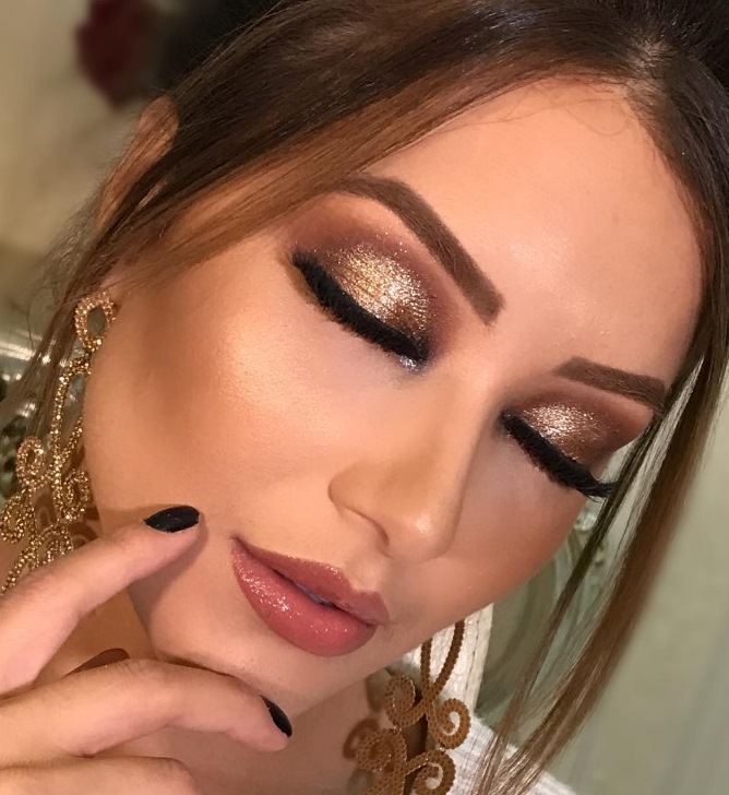 inspiração maquiagem madrinha casamento dia