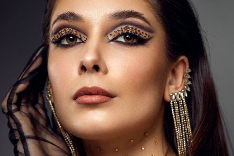 ideias de maquiagem para show de rock