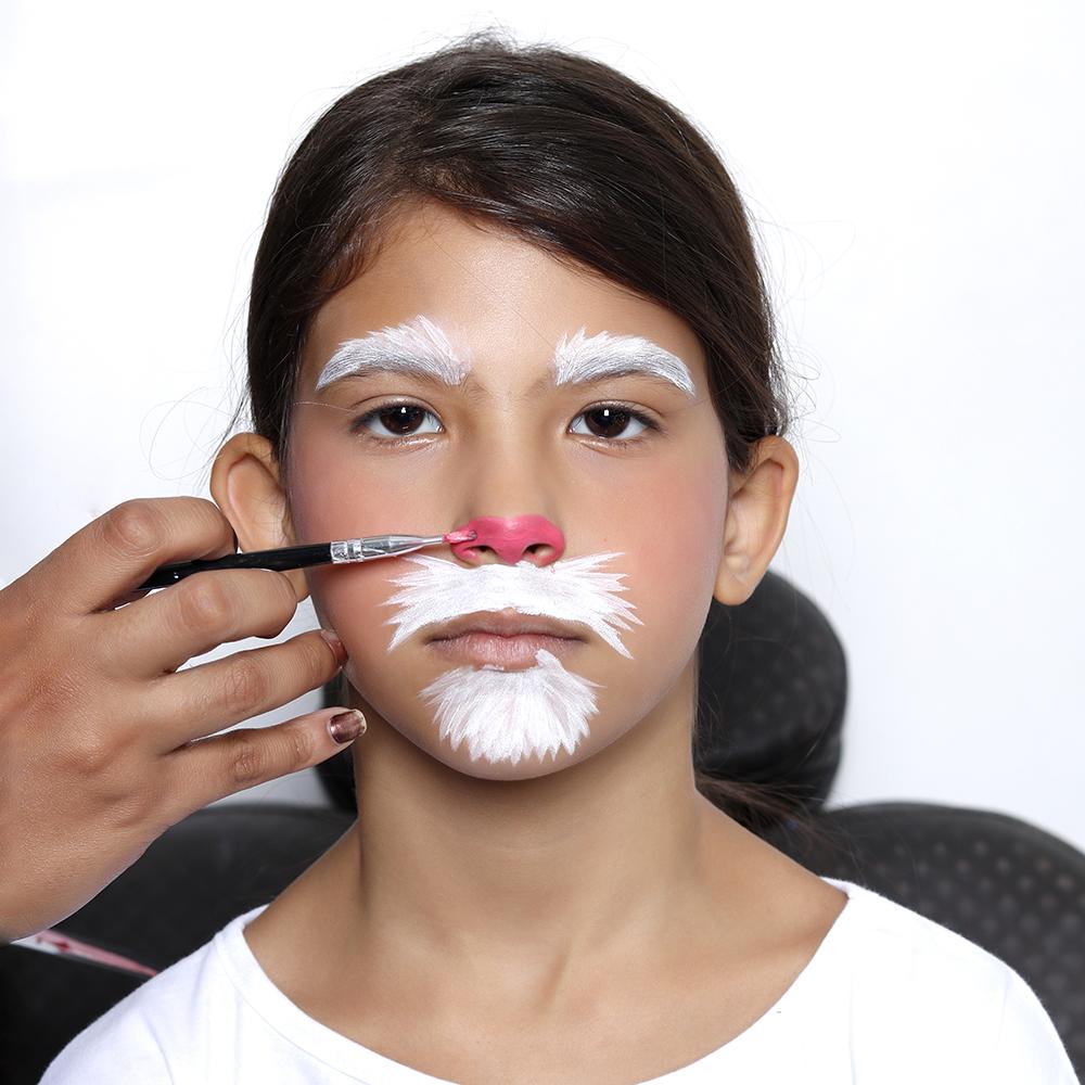 como fazer maquiagem coelhinho pascoa infantil