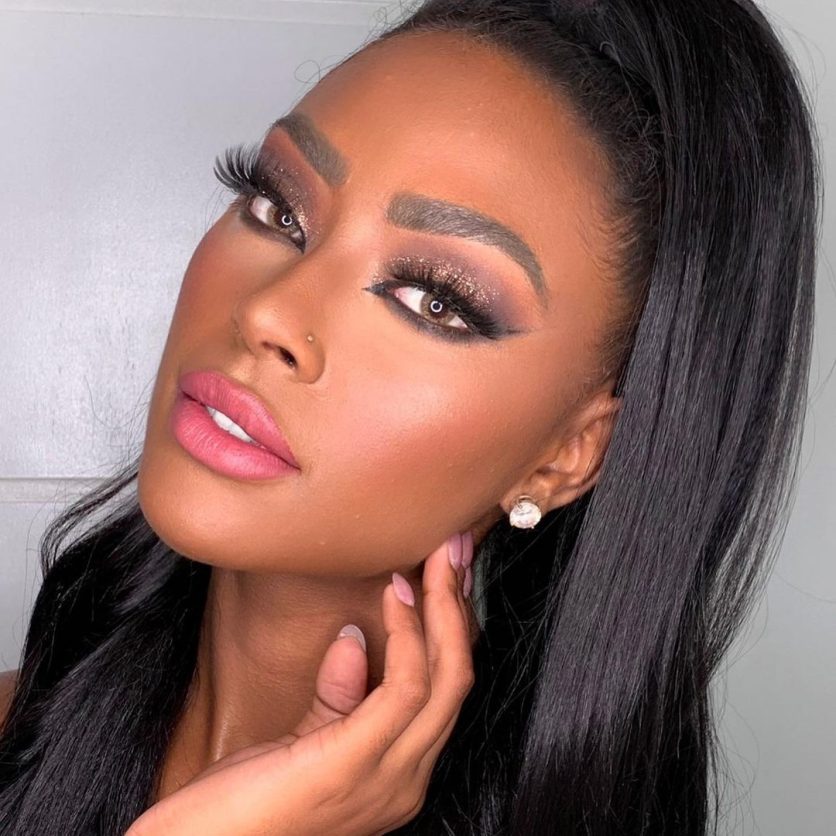 tutorial maquiagem festa com glitter dourado