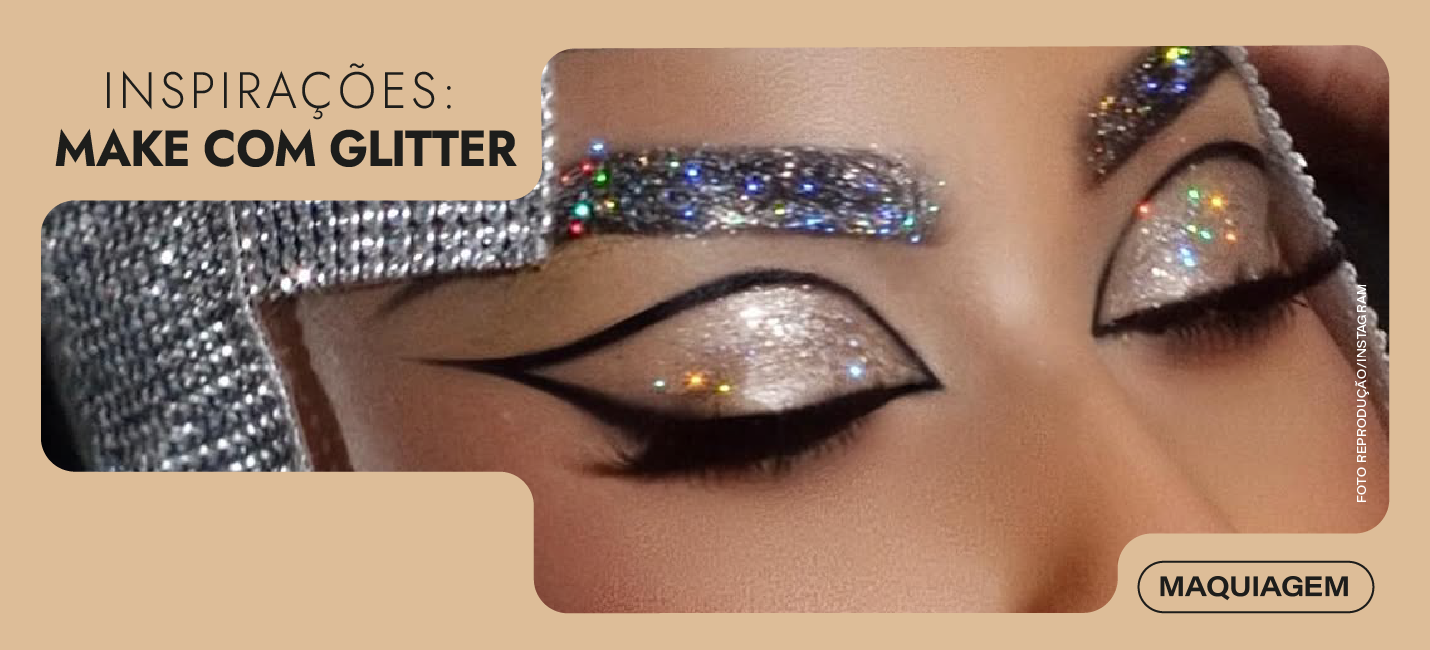 tutorial maquiagem prata esfumado preto glitter