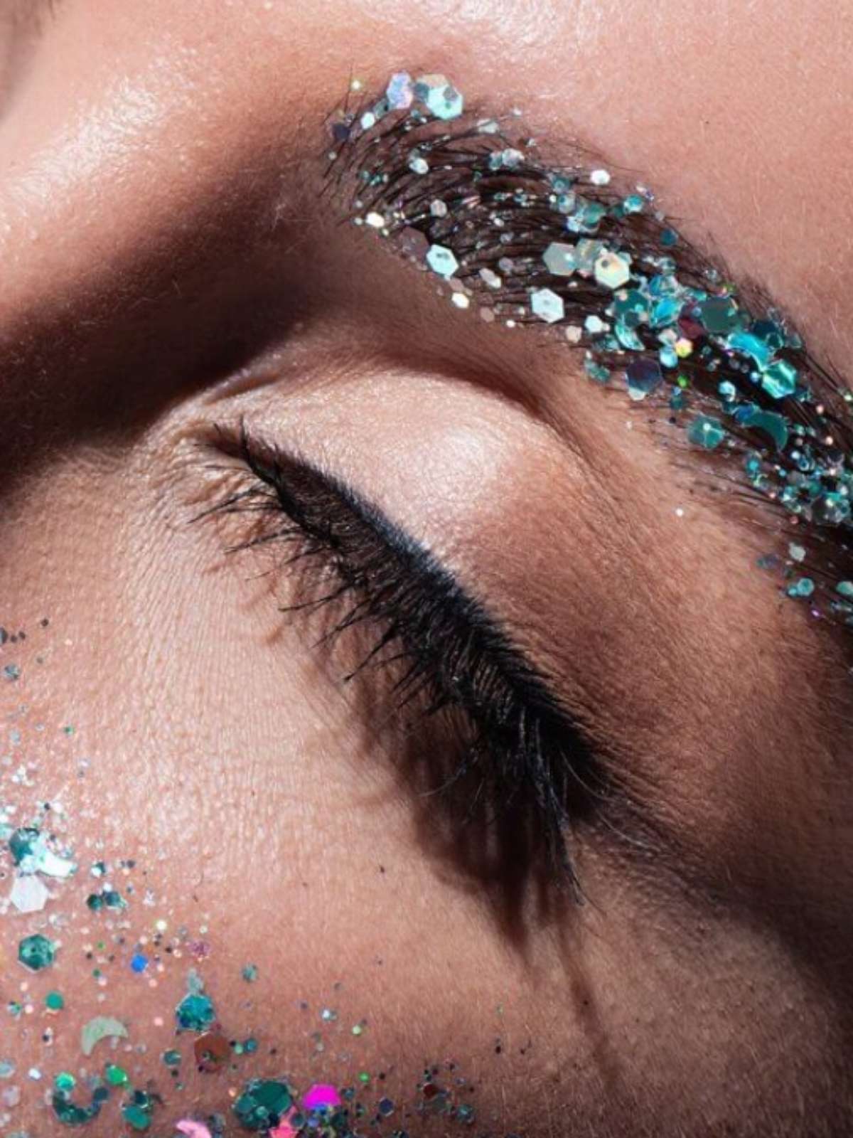 produtos baratos maquiagem preta glitter boa qualidade