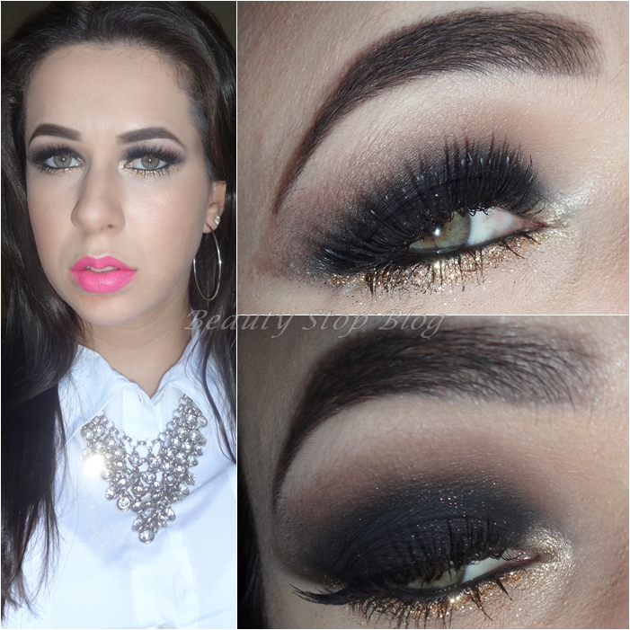 como evitar glitter caindo no rosto maquiagem preta