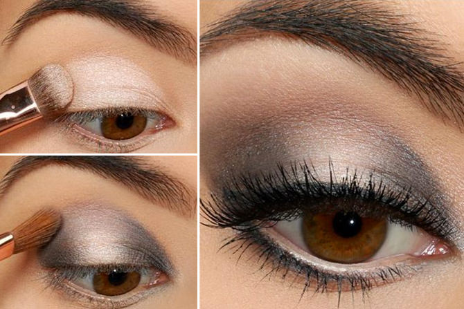 maquiagem preta com glitter