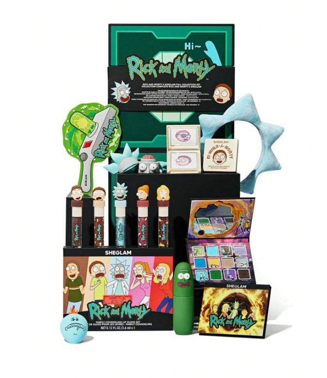 maquiagem rick and morty