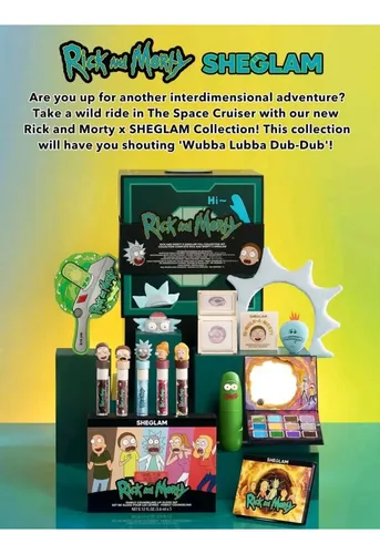 sheglam rick and morty vs glamlite paleta qual melhor