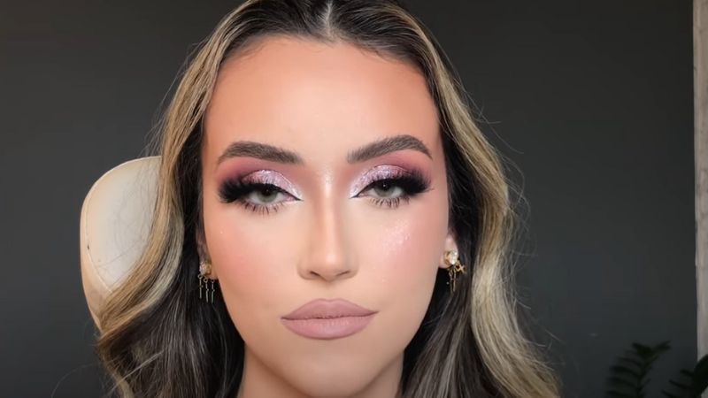 maquiagem rosa para dia a dia