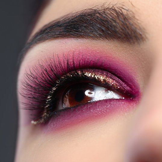 maquiagem rosa delicada
