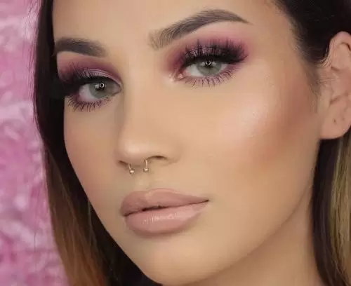 maquiagem rosa para formatura