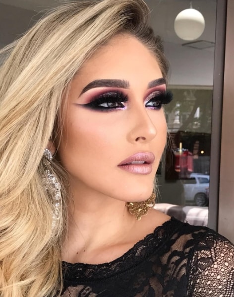 maquiagem com glitter