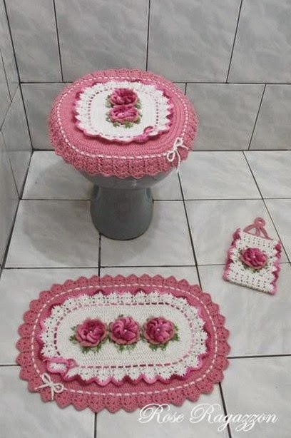 marcelo nunes croche jogo de banheiro com grafico