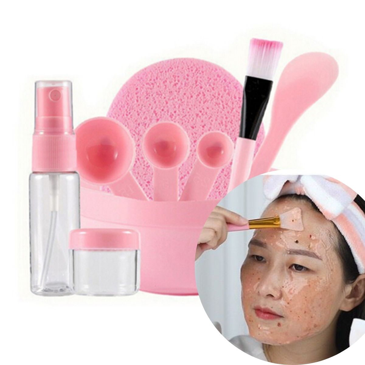 máscara para acne
