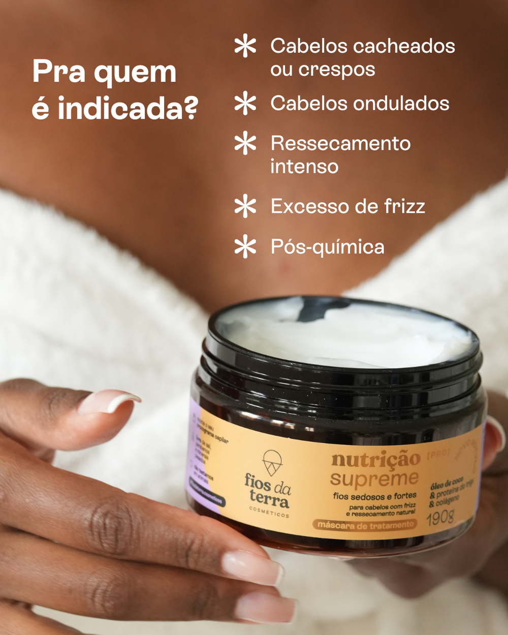 creme de nutrição para cabelos cacheados preço acessível