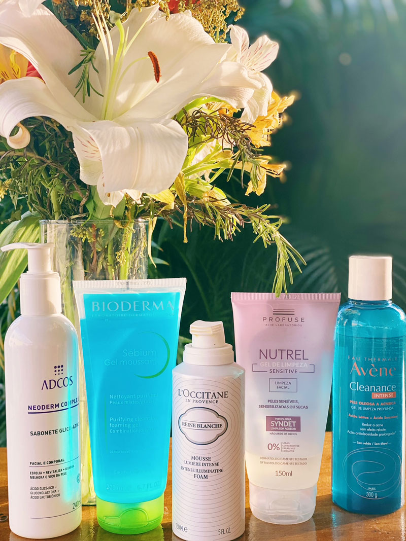 limpeza facial para pele mista
