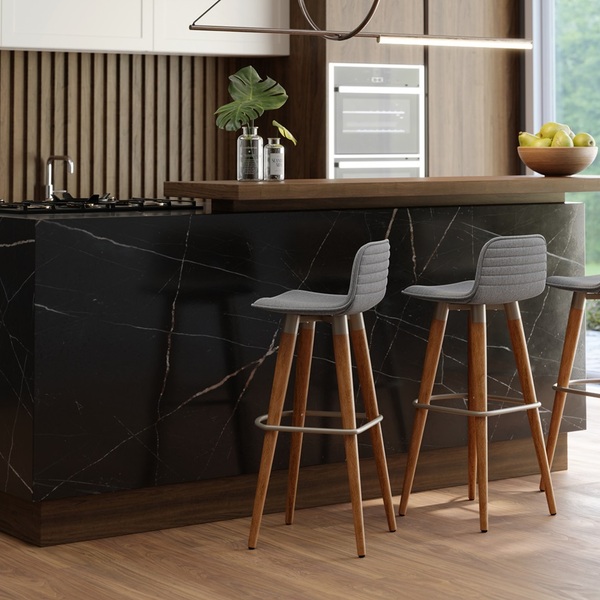 5 materiais de banquetas para uma cozinha durável