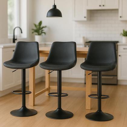 5 materiais de banquetas para uma cozinha durável