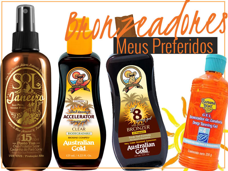 produtos para bronzeamento sem sol