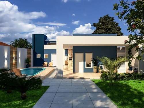 Paletas de Cores para Fachadas de Casas Pequenas: Amplie com Tons Claros