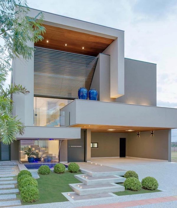 Texturas na Fachada: Cimento Queimado