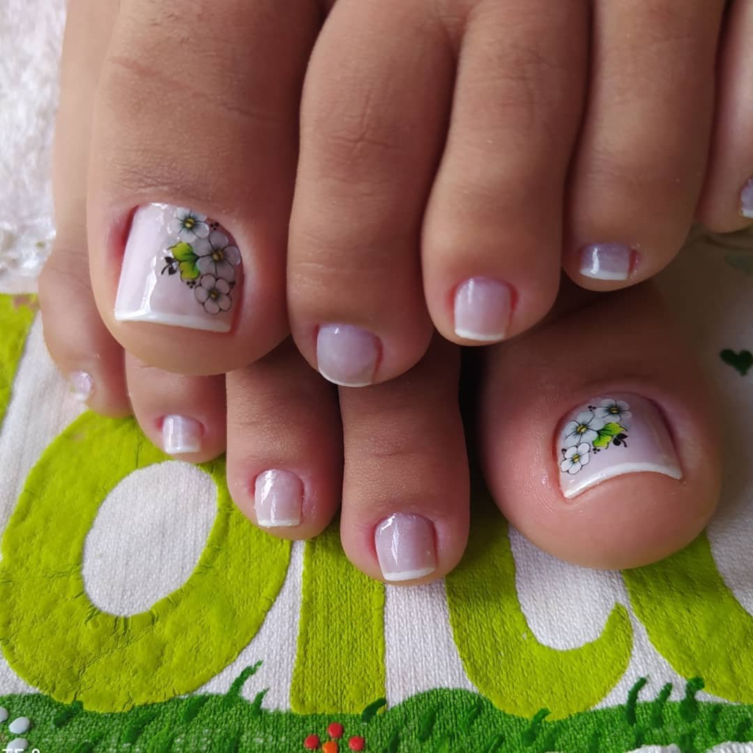 cores de esmalte para o pé elegantes