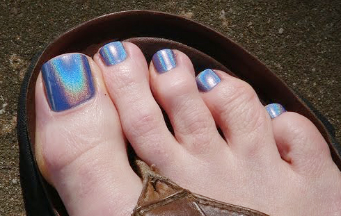 cores de esmalte para o pé ousadas