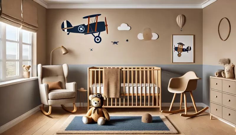 Melhores cores para pintar quarto de bebê masculino