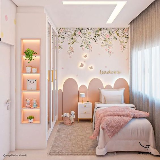 Melhores cores para pintar quarto de menina moderno