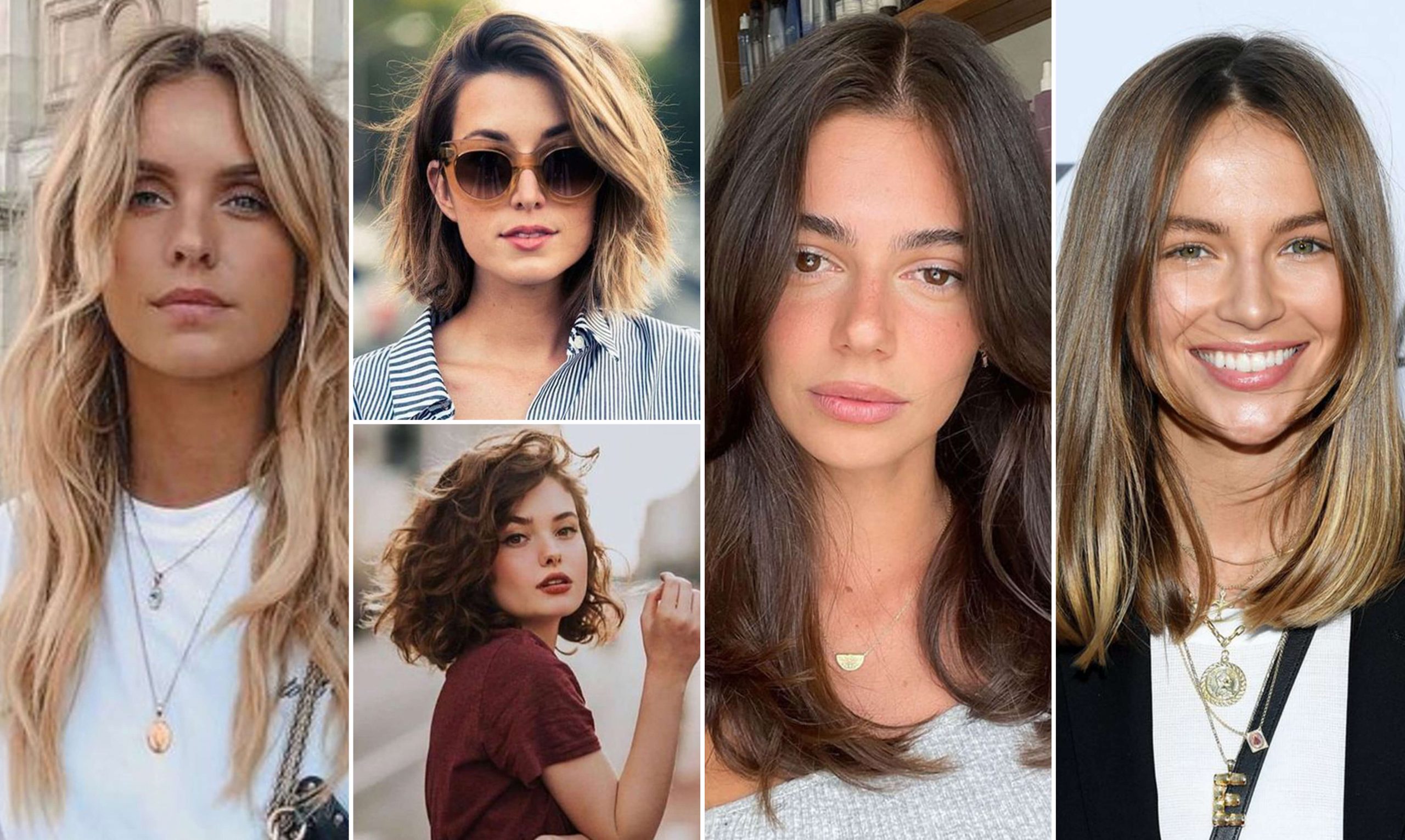 corte borboleta com franja para cabelo liso longo